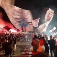 La festa dei tifosi amaranto per la promozione della Reggina in Serie B – FOTO
