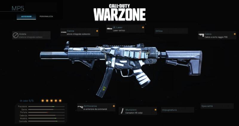 Warzone Miglior Setup MP5 Battle Royale Cod