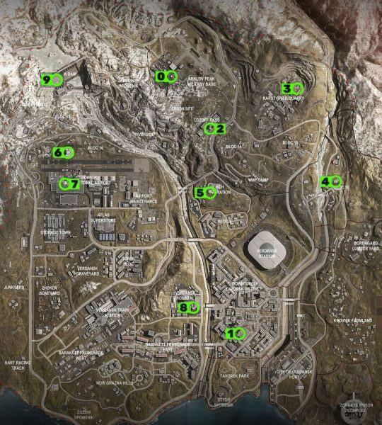 Warzone Mappa Telefoni Attivabili Bunker 11