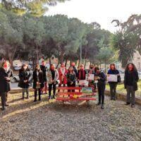 Reggio, installata una nuova panchina rossa in città