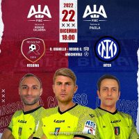 Amichevole Reggina-Inter: due reggini nella squadra arbitrale