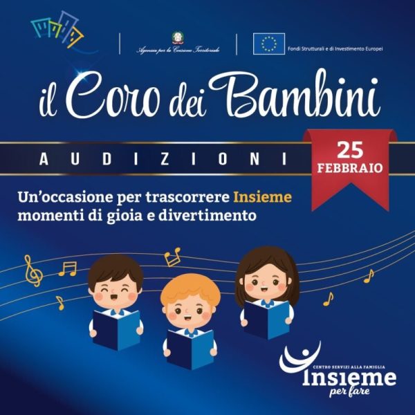 Audizioni Coro Bambini Reggio Calabria 800x800