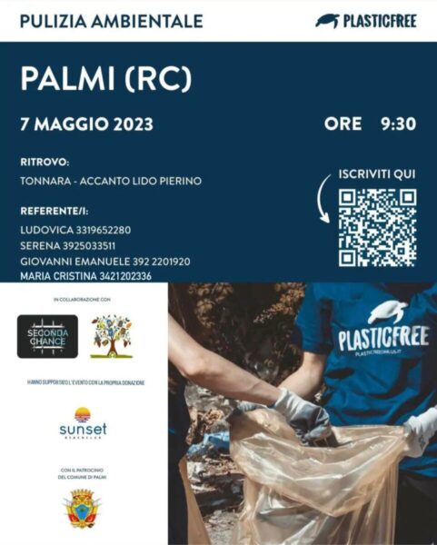 Locandina Plastic Free 7 Maggio Palmi