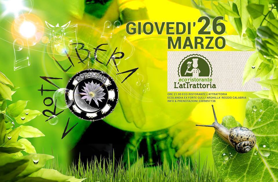 A Rota Libera! All’attrattoria di Ecolandia una serata tra musica, buon cibo e vino a volontà