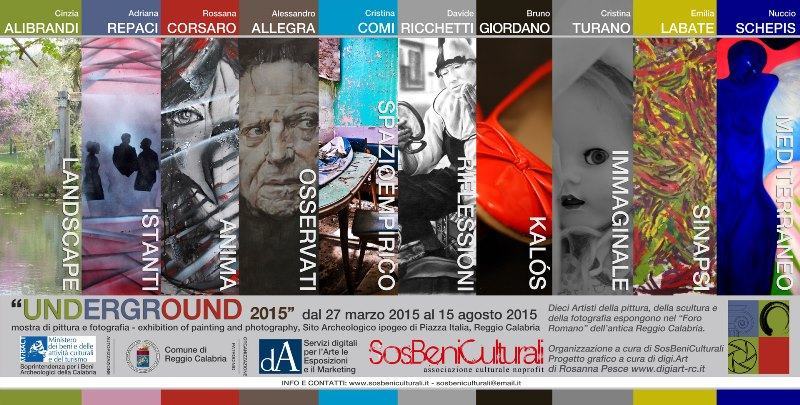 Underground 2015. Al via la mostra di fotografia e pittura al Sito Archeologico ipogeo di Piazza Italia