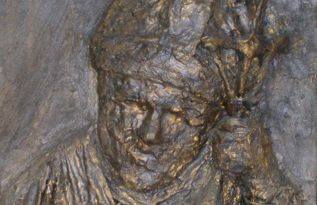 Scultura di Filippo Pizzimenti (Filpi) dedicata alla Passione e a San Giovanni Paolo II