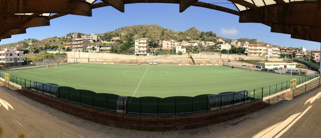 Panoramica dello stadio Campoli di Bocale, 13 aprile 2015
