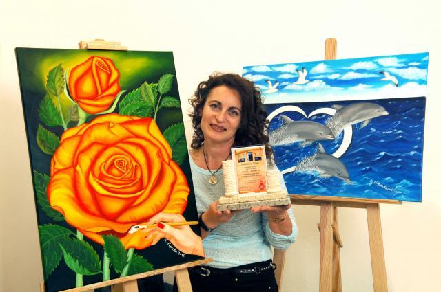 La pittrice calabrese Angela Loprete si aggiudica a Lecce il premio “Lupiae” 2015