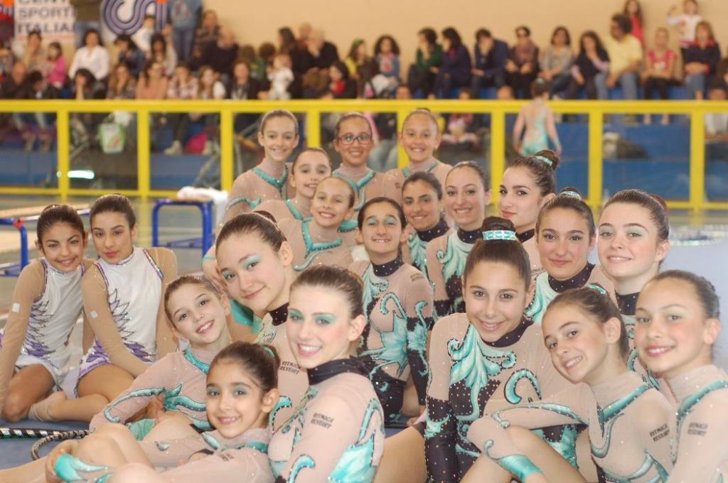 Ginnaste reggine al Campionato Provinciale di Ginnastica Ritmica del CSI