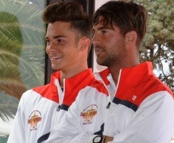 Corrado Summaria e Roberto Romeo del CT Polimeni in campo