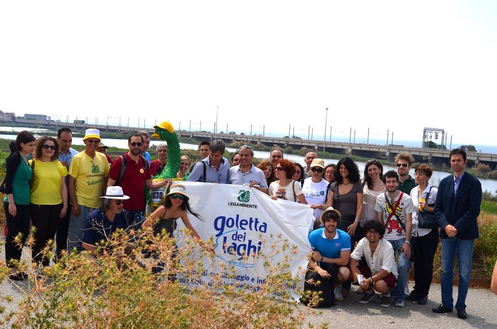 Goletta dei Laghi di Legambiente a Saline Joniche
