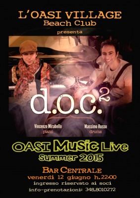 OASI MUSIC LIVE - DOC 2 flyer - 2015