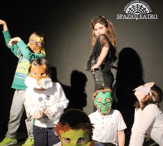 Bambini al laboratorio teatrale di SpazioTeatro