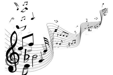 Note musicali su pentagramma