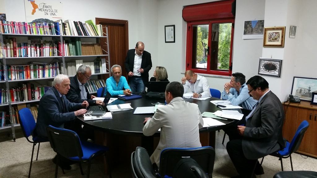 Il Consiglio direttivo dell'Ente Parco Nazionale dell'Aspromonte riunito per il rendiconto 2014