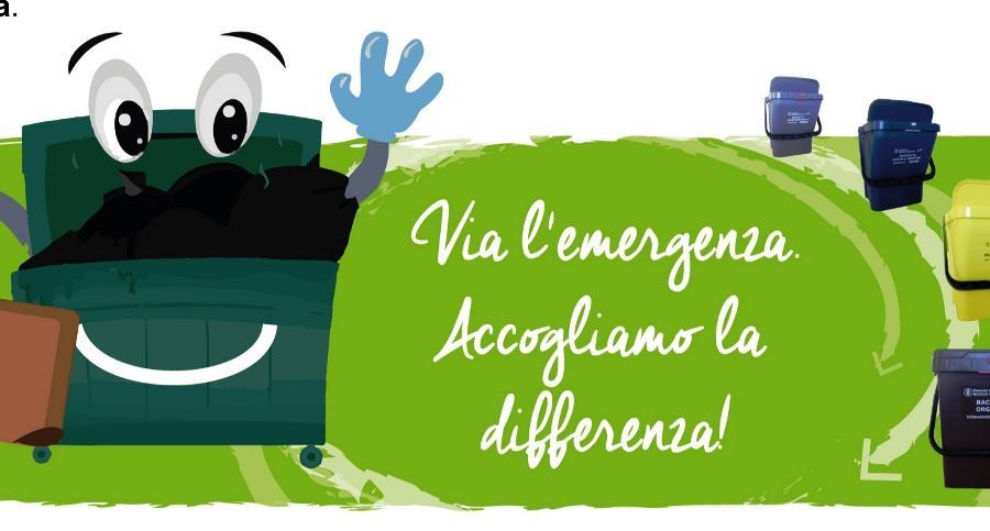 Manifesto della consegna dei kit per la raccolta differenziata nella circoscrizione di Pellaro, Reggio Calabria