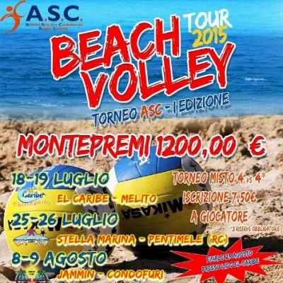 locandina asc beach volley
