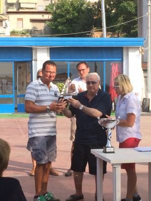 Valerio Colella premiato dalla famiglia Chilà