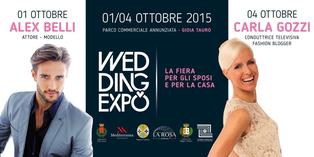 Wedding Expo 2015: special guest Alex Belli e Carla Gozzi