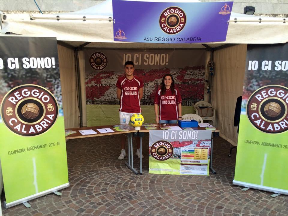 ASD Reggio Calabria, consegna degli abbonamenti allo stadio Granillo
