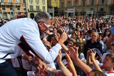 Andrea Lucchetta al Liceo Volta di Reggio Calabria