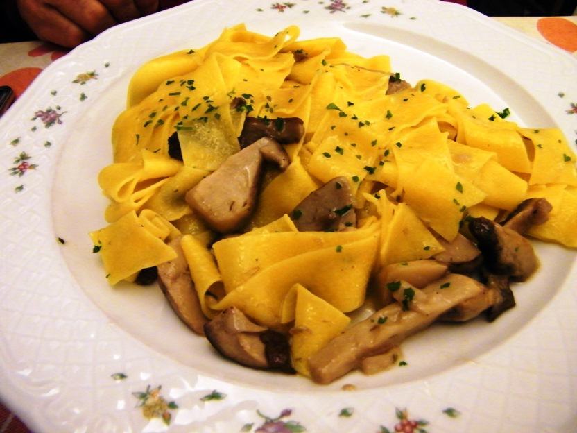 Ecco come si prepara uno squisito piatto di pappardelle ai funghi porcini
