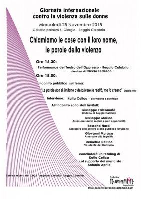 locandina 25 novebre 2015