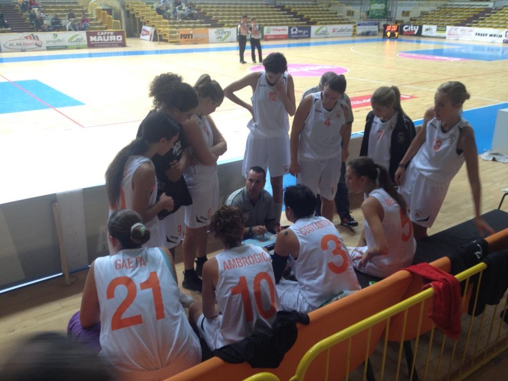 Viola Femminile Reggio Calabria, squadra di basket, partita contro l'Ad Maiora Ragusa