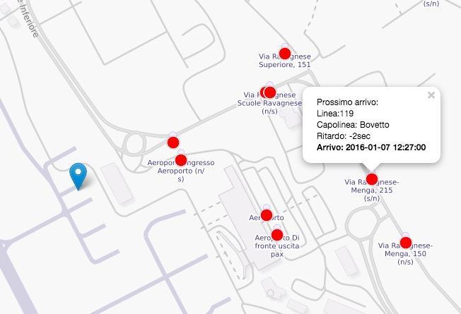 Tempi di attesa dei bus alla fermata con gli Open Data del Comune