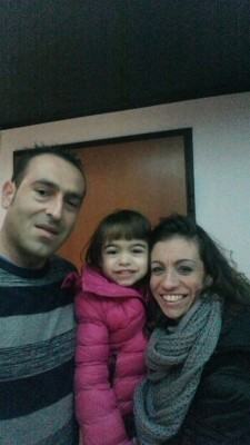 di lorenzo con la famiglia
