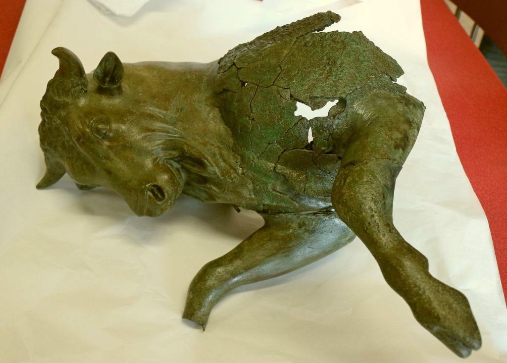 Il Toro cozzante del Museo Archeologico Nazionale della Sibaritide, in mostra al Museo Egizio di Torino