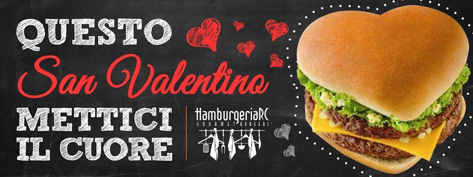 San Valentino all’Hamburgeria: hamburger a forma di cuore e tante sorprese