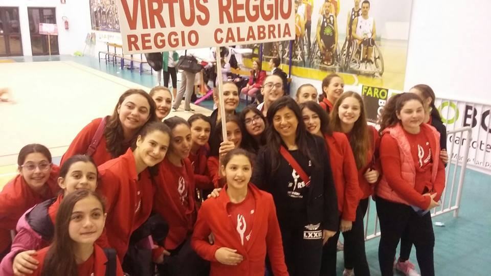 Campionati Ginnastica Ritmica: successi per la Virtus Reggio