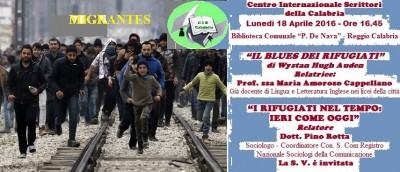 Il blues dei rifugiati - invito