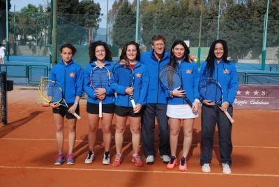 La squadra femminile del Ct Polimeni