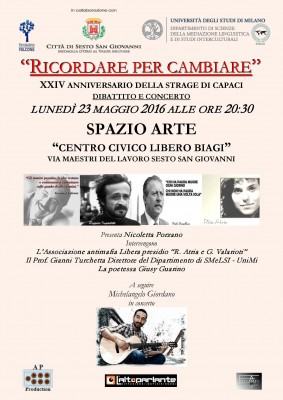 Manifesto 23-5-16 RICORDARE X CAMBIARE