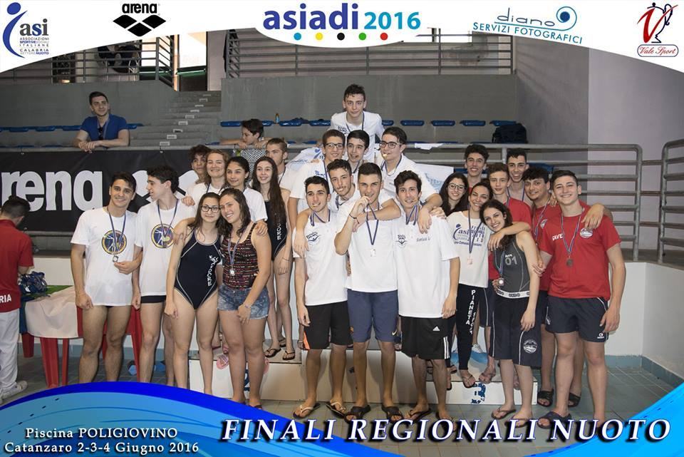 La Thrylos di Reggio Calabria è Campione Regionale ASI Nuoto
