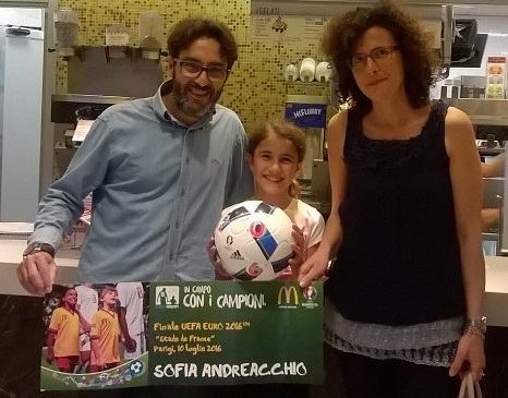 Europei 2016, in campo anche una bambina calabrese