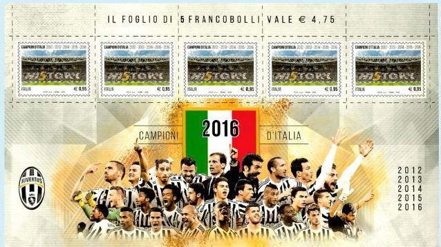 L’Anassilaos sull’emissione di un foglietto dedicato alla Juventus