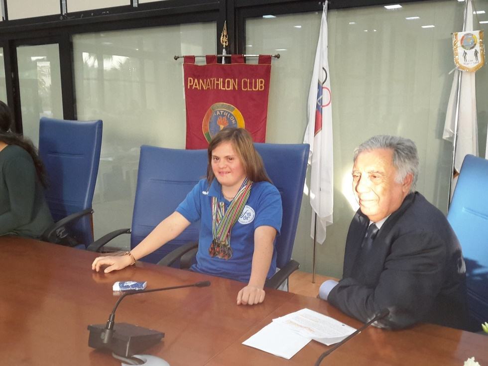 Nicole Orlando a Reggio Calabria con il sorriso che vince
