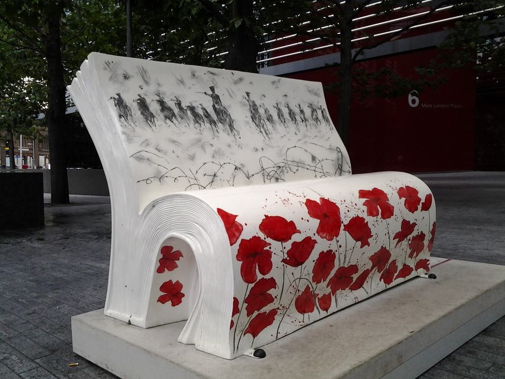 A Londra la letteratura è sulle…panchine