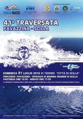 Locandina traversata Favazzina-Scilla