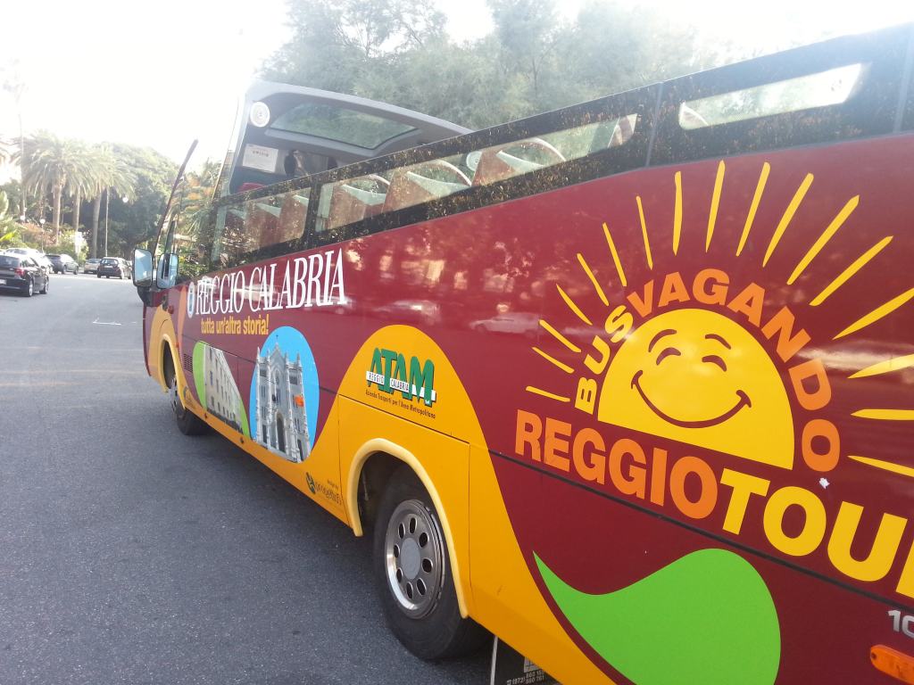 Reggio city tour, il servizio di trasporto turistico dell'ATAM a Reggio Calabria