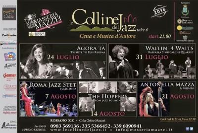 locandina generale Le colline del Jazz