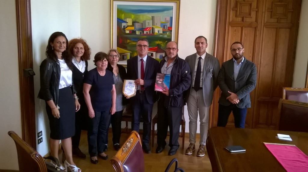 A Palazzo San Giorgio, una delegazione Unicef