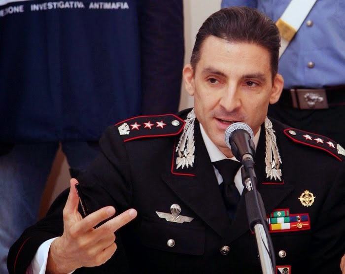 Il colonnello Lorenzo Falferi, comandante provinciale dei Carabinieri di Reggio Calabria