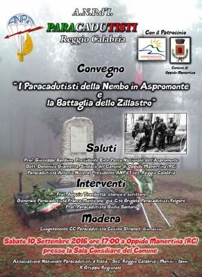 locandina convegno paracadutisti 2016