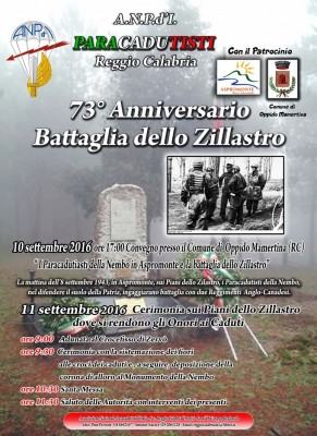locandina convegno paracadutisti anniversario