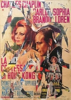 mimmo-rotella-la-contessa-di-hong-kong-1970-decollage-cm-140-x-100
