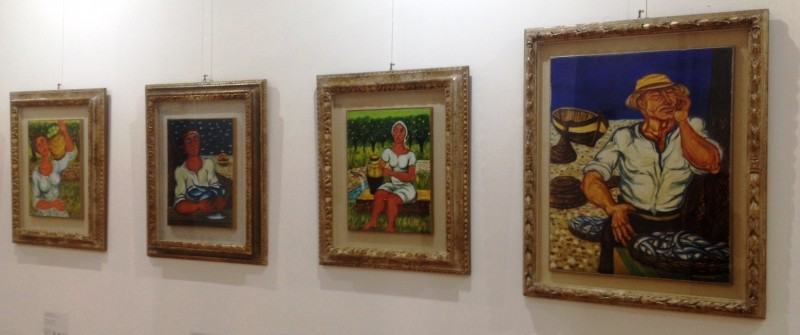 Le opere confiscate a Campolo nel Palazzo della cultura
